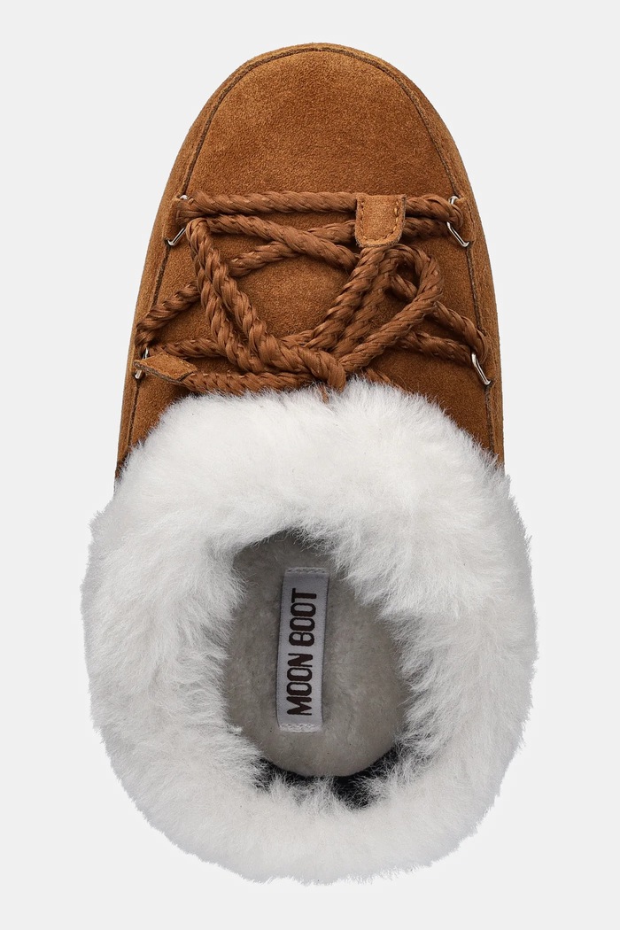 Μπότες χιονιού σουέτ Moon Boot MB EVX MULE SUEDE καφέ 80D1470090.ML06