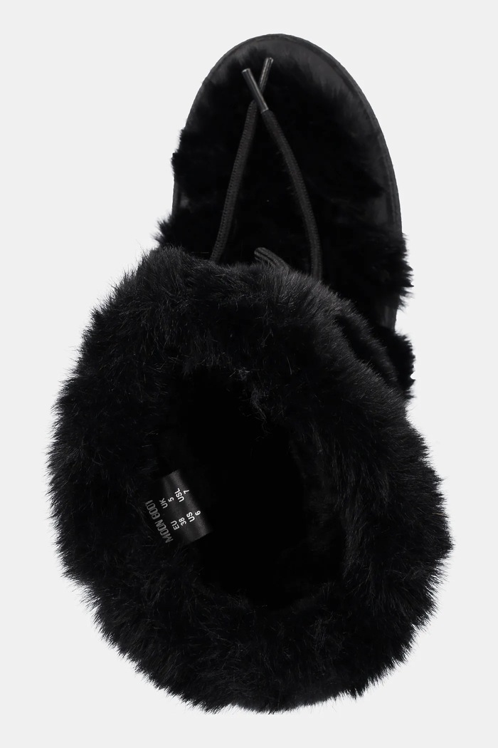 Snežke Moon Boot MB LTRACK FAUX FUR HIGH WP črna 80D2450210.N001