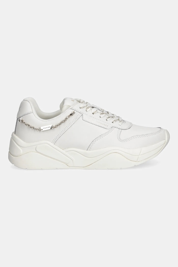Kožené tenisky Armani Exchange XW001617.AF17443.M0107 biela AW25