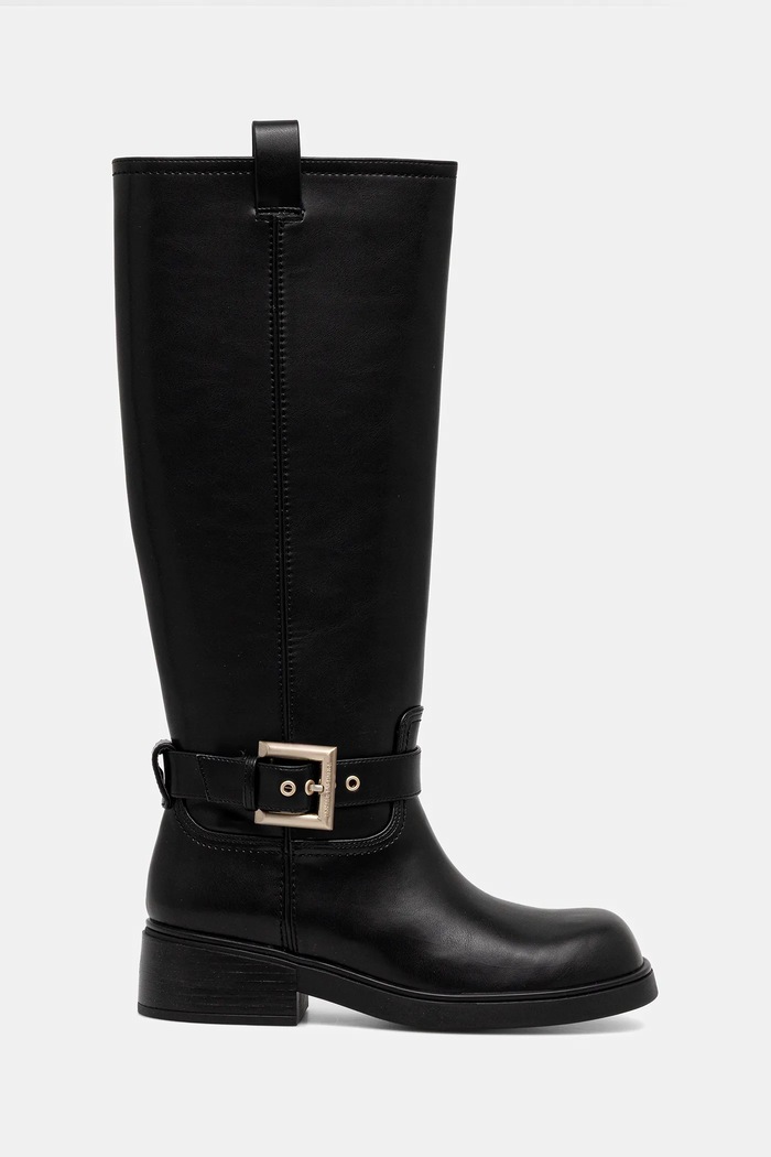 Vysoké čižmy Armani Exchange XW001655.AF17476.UC001 čierna NC25