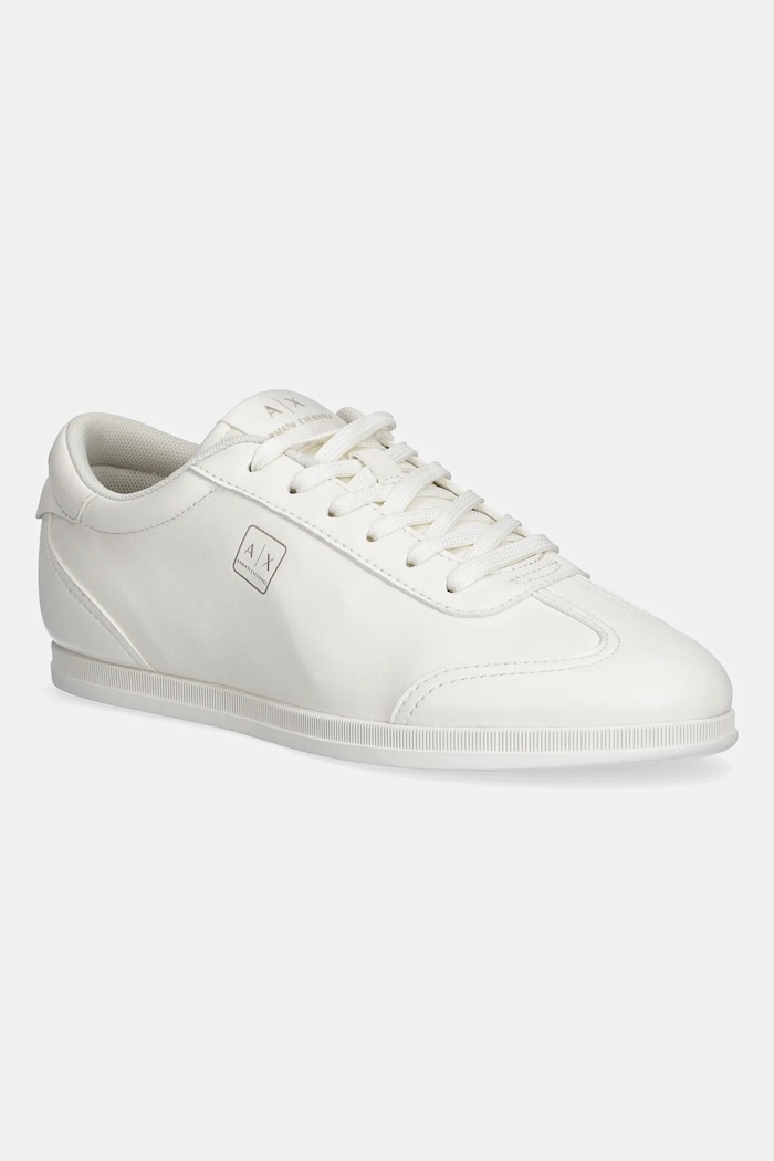 Tenisky Armani Exchange imitácia kože béžová XW001668.AF17628.U0011