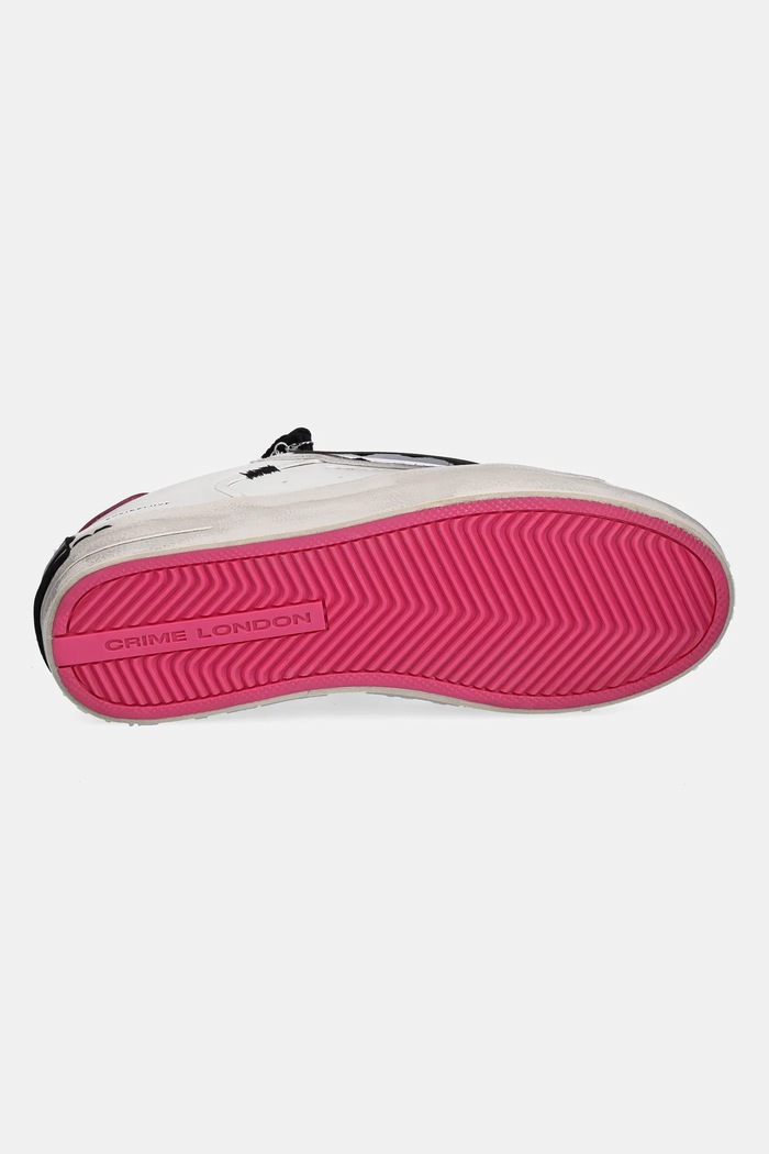 Δερμάτινα sneakers Crime London SK8 DELUXE 25101AA8.10 λευκό