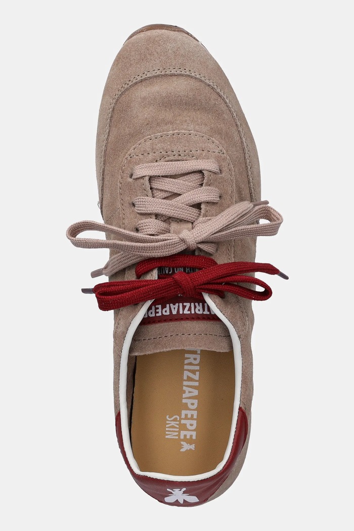 Patrizia Pepe sneakers din piele întoarsă bej 2Z0054.L055.FG47