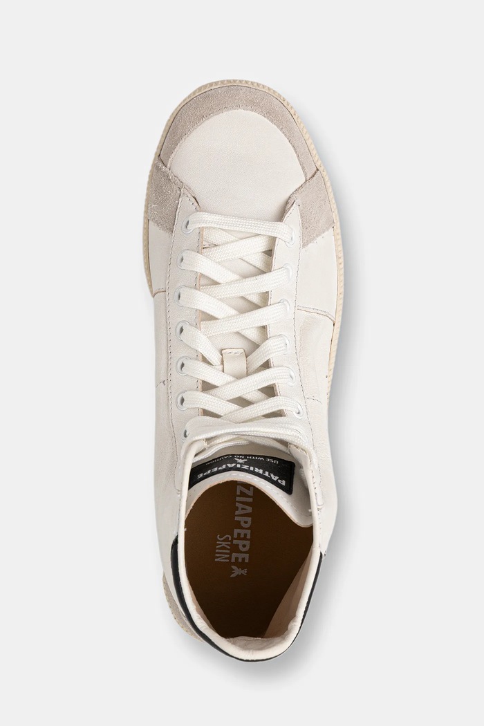 Patrizia Pepe bőr sneaker fehér 8Z0111.L150.FE30