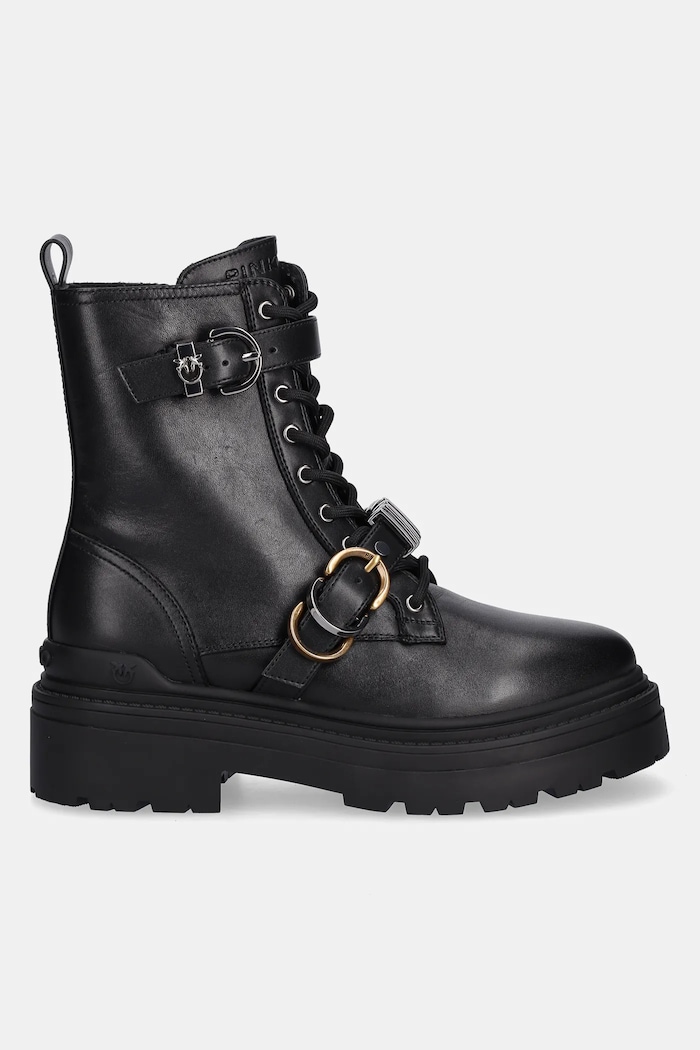Kožené workery Pinko Mia 19 SD0407.P087.Z99 čierna AW25