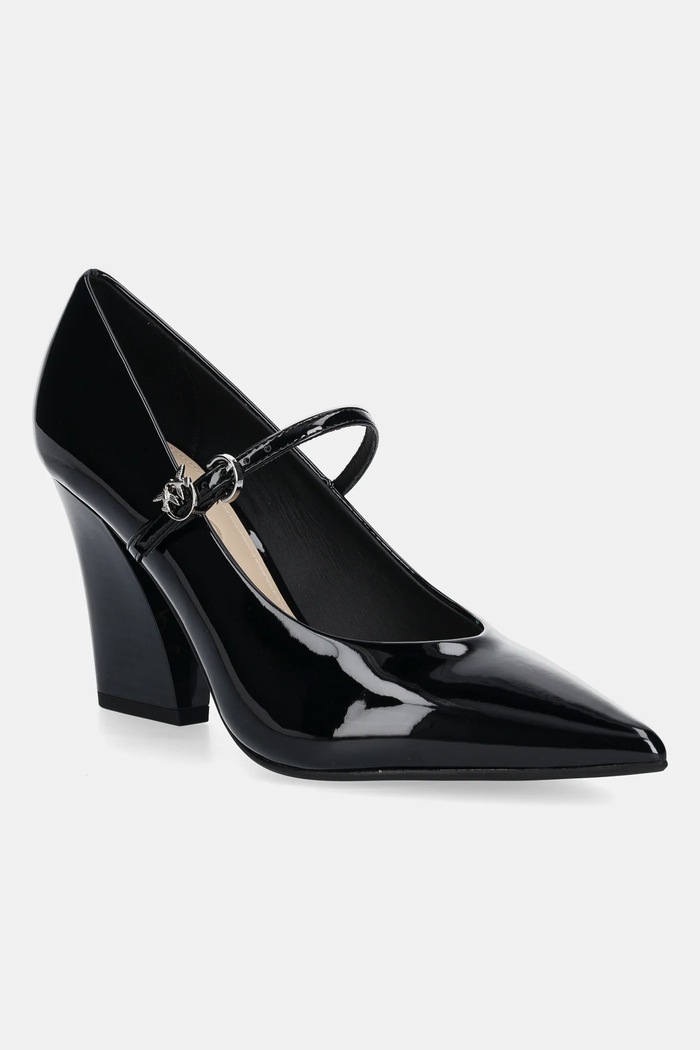 Pinko decolletè Viola 01 finta pelle verniciata nero SD0415.E002.Z99