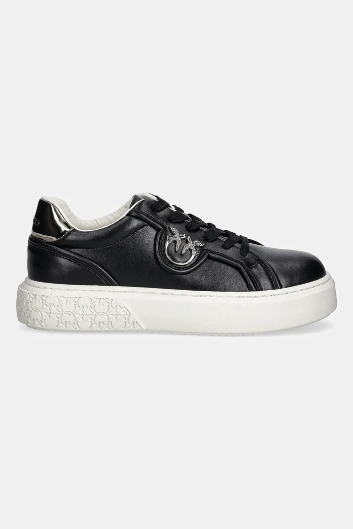 Pinko bőr sportcipő Yoko 06 SS0041.P087.Z99 fekete AW25