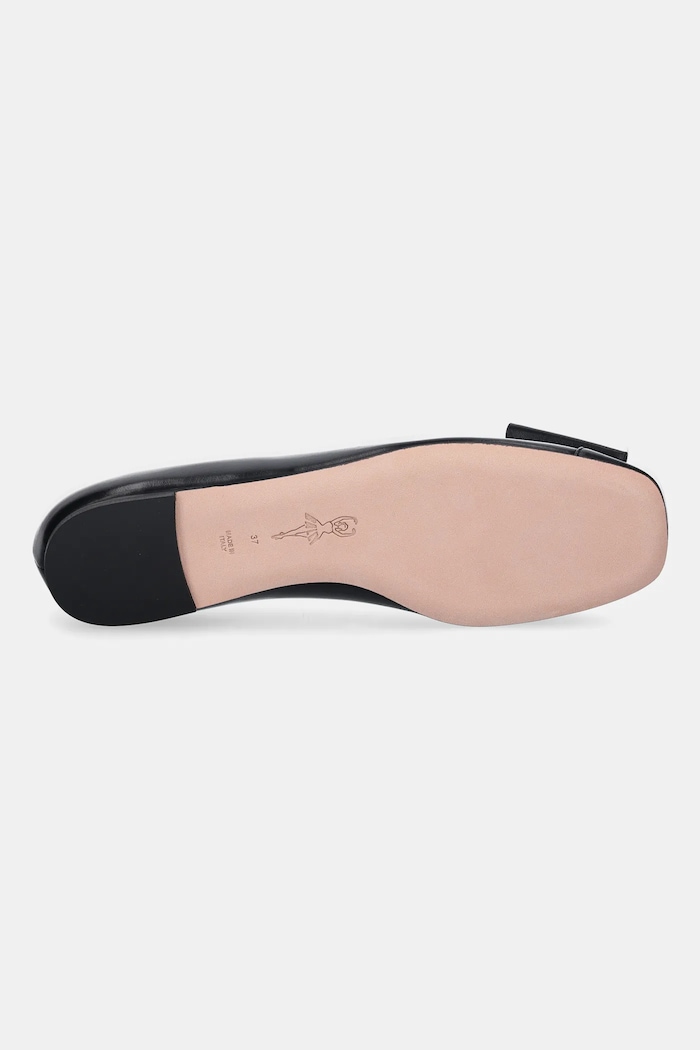 Bally baleriny skórzane B-BOW-STUDS WA051X.VT021.U901 czarny