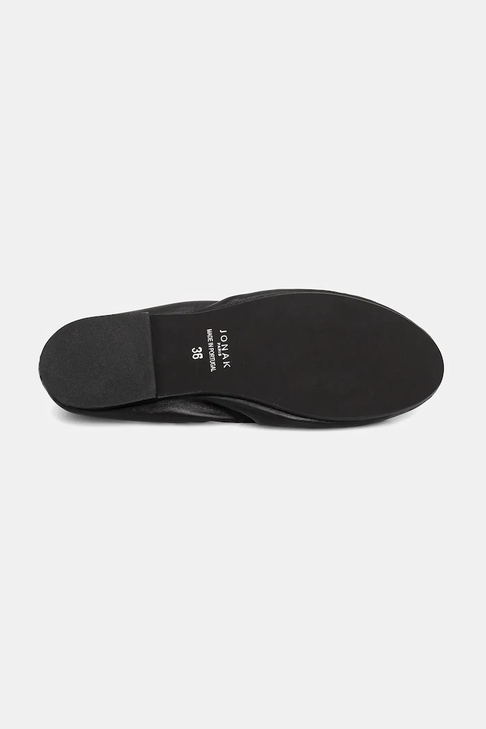 Jonak balerini de piele DESIREUSE CUIR 3800271 negru