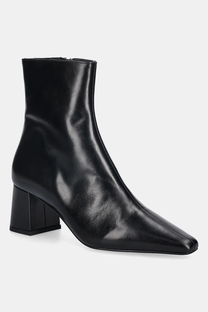 Jonak cizme de piele DYONISOS CUIR 5-8 cm negru 3700183