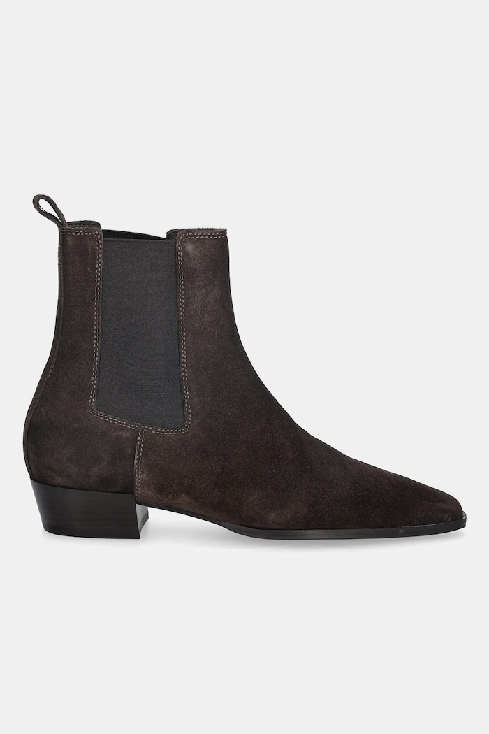 Jonak botine din piele întoarsă PAPAYE CROUTE 3700036 maro AW25