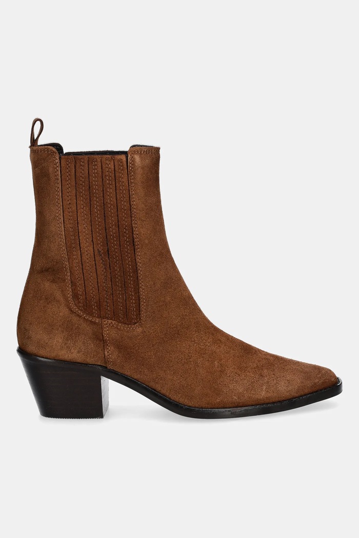 Semišové topánky chelsea Jonak BIRMAN CROUTE 6001116 hnedá AW25