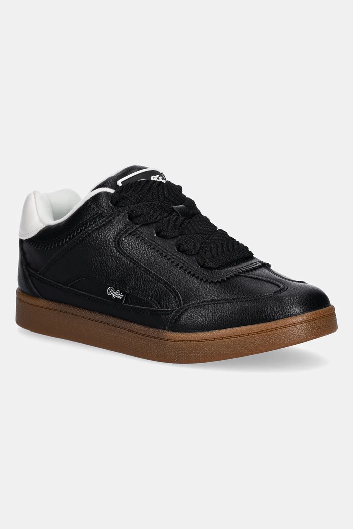 Tenisky Buffalo Liberty One imitácia kože čierna 1636454.BLK