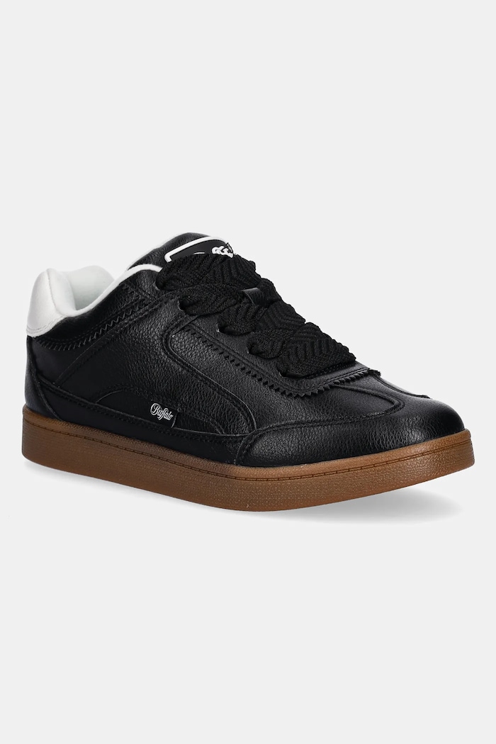 Tenisky Buffalo Liberty One imitácia kože čierna 1636454.BLK
