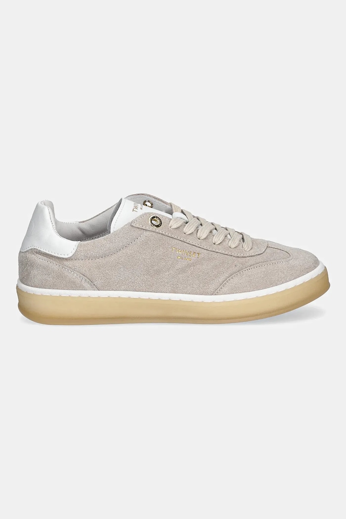 Twinset velúr sportcipő 252TCP026.07222 bézs AW25
