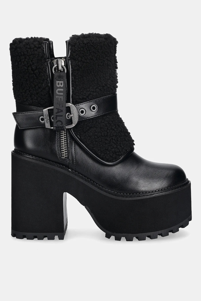 Buffalo botine Killah Fold Boot Warm 1220081 negru AW25