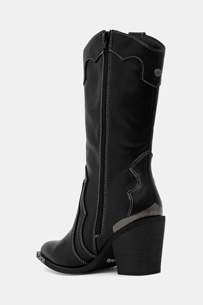 Încălțăminte Buffalo cizme West Bootie Buckle 1221052 negru