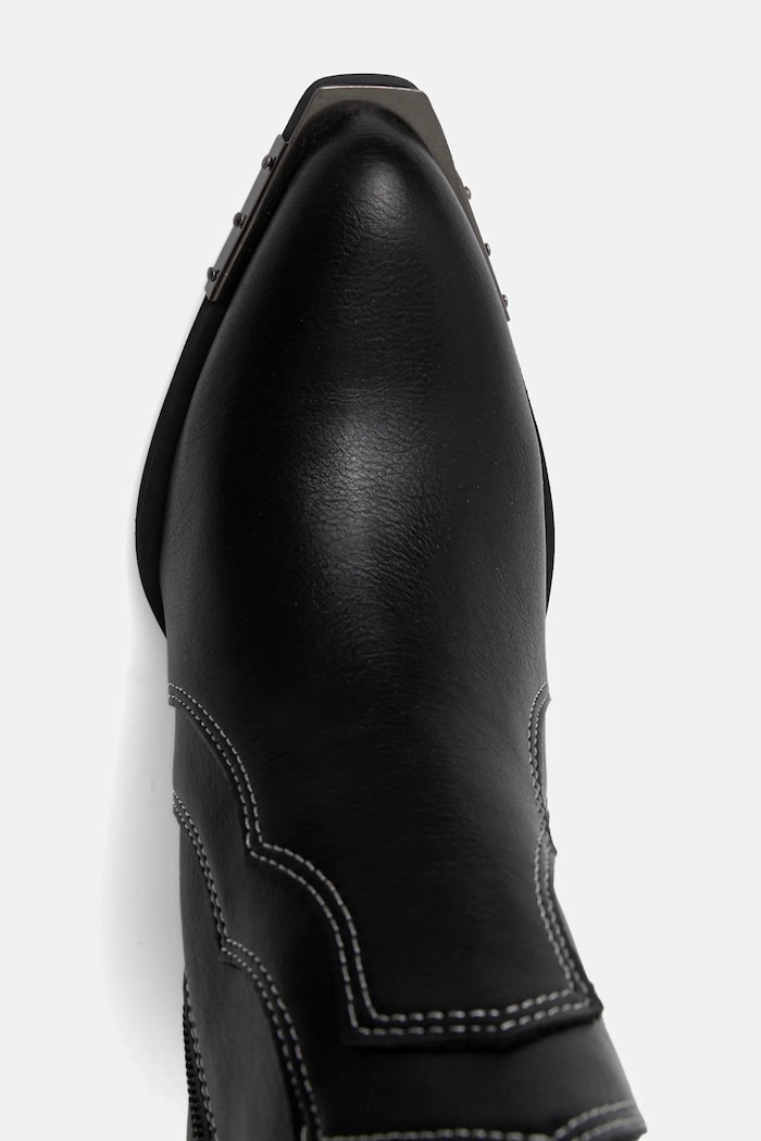Buffalo cizme West Bootie Buckle negru 1221052