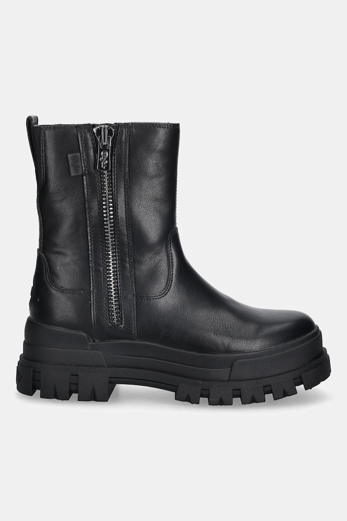 Členkové topánky Buffalo Aspha Bootie Zip 1270125 čierna AW25