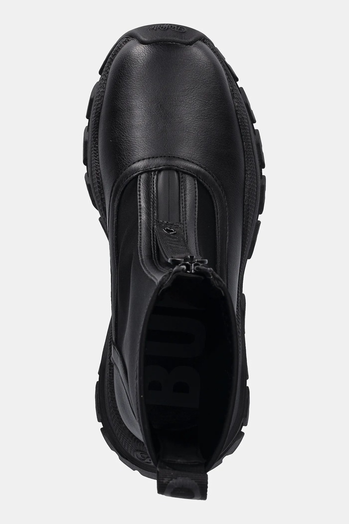 Buffalo botine Lola Front Zip negru 1270140