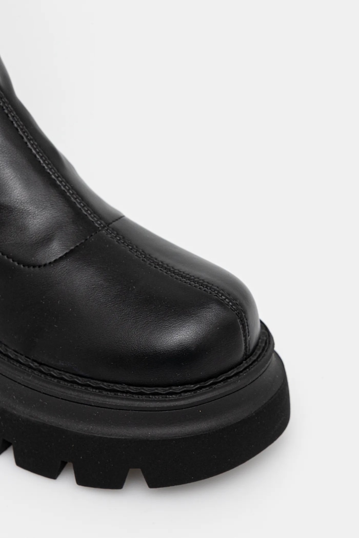 Obuwie Buffalo kozaki Mave Overknee 1270154 czarny