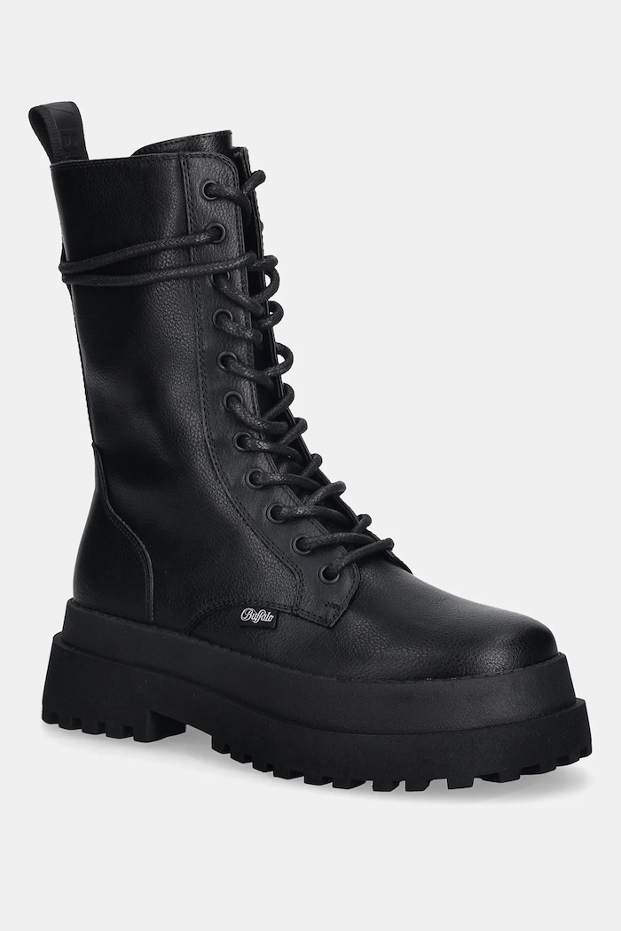Buffalo Черевики Buffalo Pluto Lace Up Mid чорний 1622614