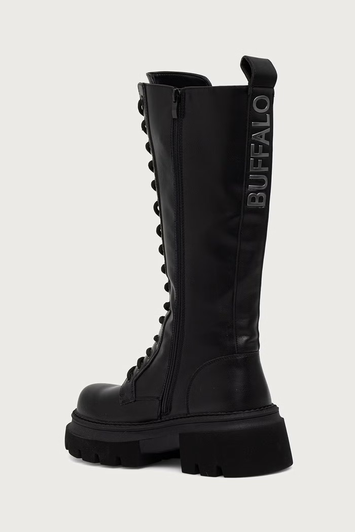 Παπούτσια Buffalo Μπότες Γυναικείες Mave Lace Up Hi 1622617 μαύρο