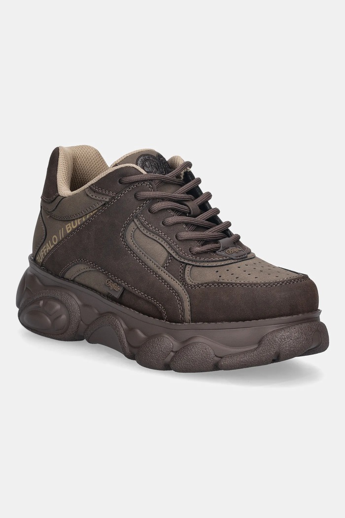 Buffalo sneakers Cld Echo imitatie de piele intoarsa maro 1636534