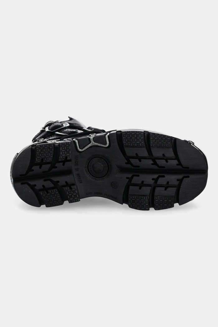 New Rock bőr bakancs M.373.S4 fekete