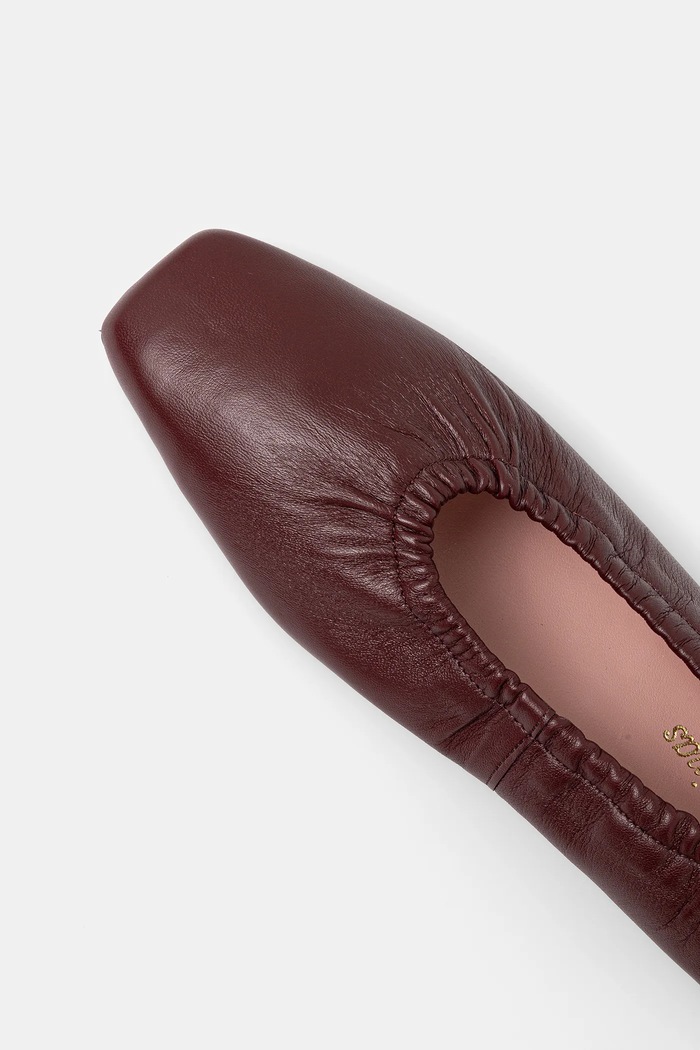 Кожени балеринки Pretty Ballerinas Camille 49872.001.9301 бордо