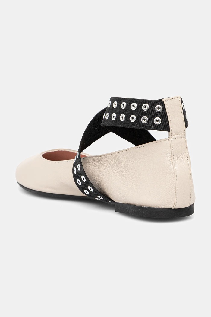 Обувки Кожени балеринки Pretty Ballerinas Nicole 52562.002.9101 бежов