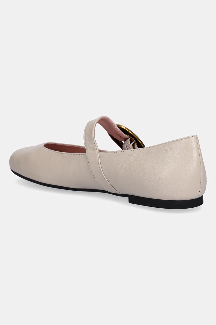 Obutev Usnjene balerinke Pretty Ballerinas Nicole 52563.002.9101 bež