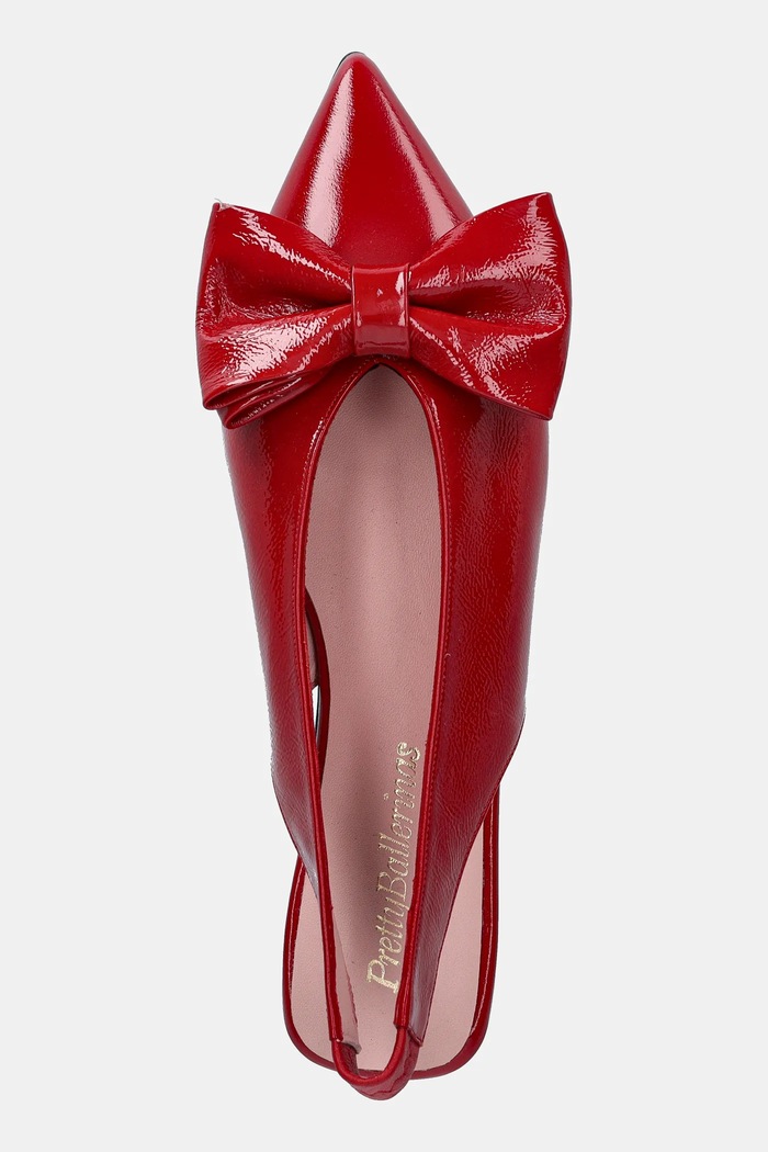 Kožené balerínky Pretty Ballerinas Yvette červená 52618.001.9331