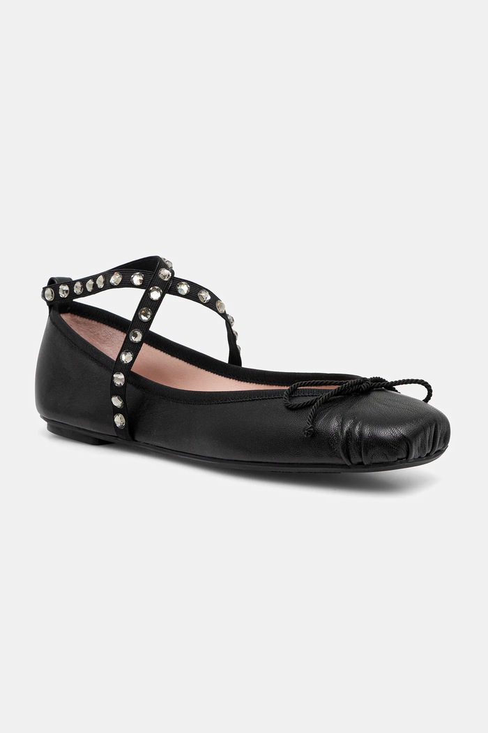 Кожени балеринки Pretty Ballerinas Kristen черен 52649.001.5010