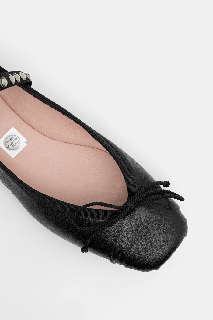 Кожени балеринки Pretty Ballerinas Kristen черен 52649.001.5010
