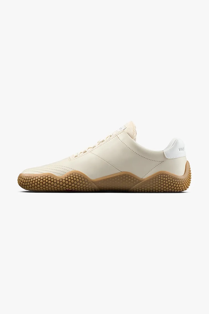 Vivobarefoot sneakersy skórzane MOTUS STUDIO SNEAKER LTH beżowy 205642