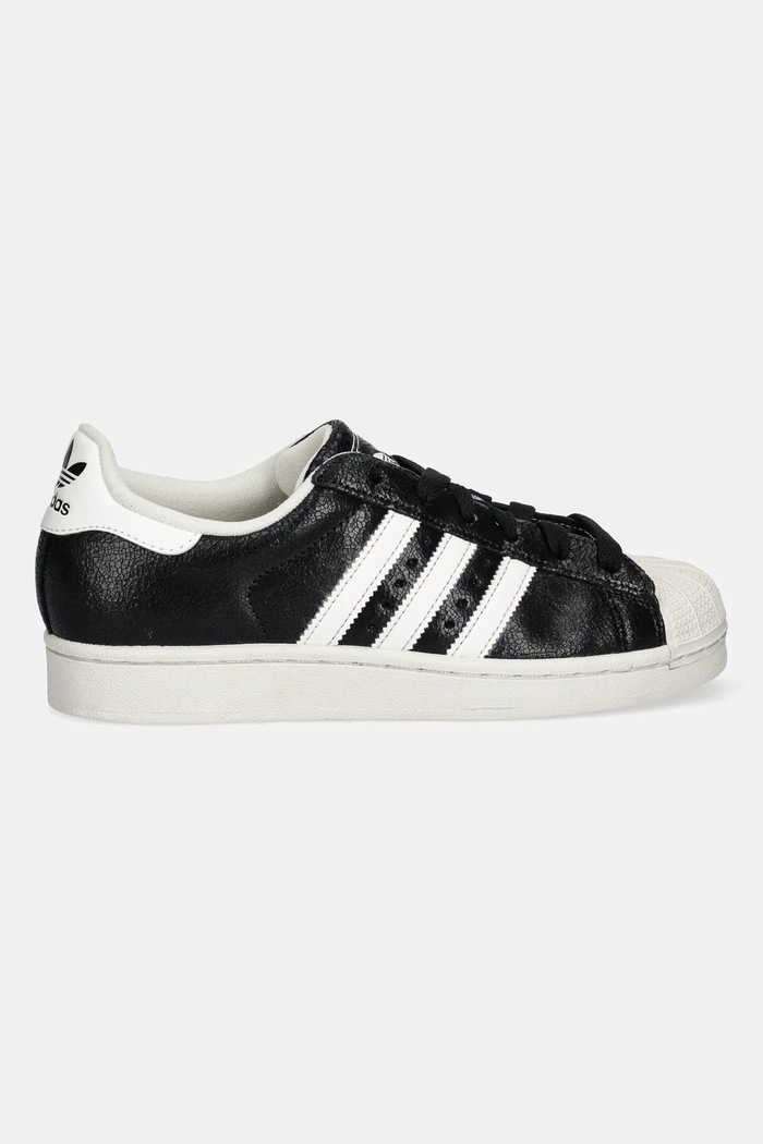 adidas Originals sneakersy skórzane Superstar II JS4014 czarny AW25