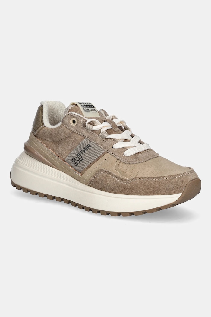 G-Star sneakersy zamszowe LYN TWL W syntetyczny brązowy D28140.01.5062