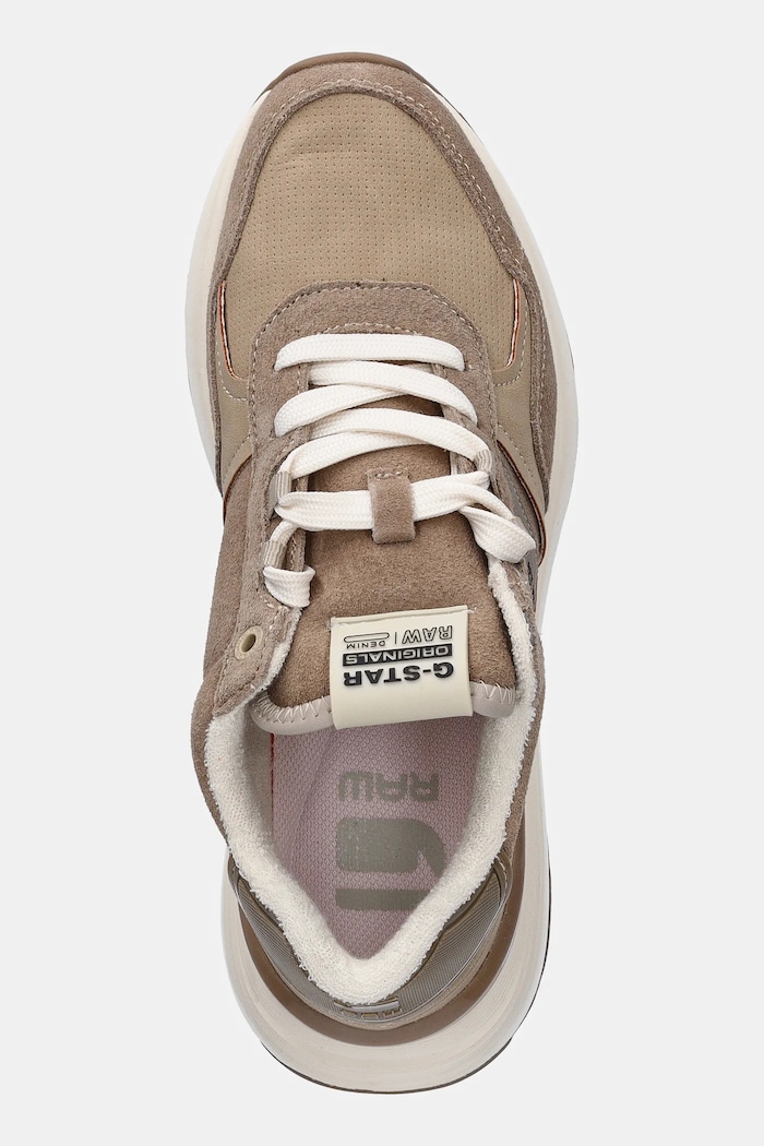 G-Star sneakersy zamszowe LYN TWL W brązowy D28140.01.5062