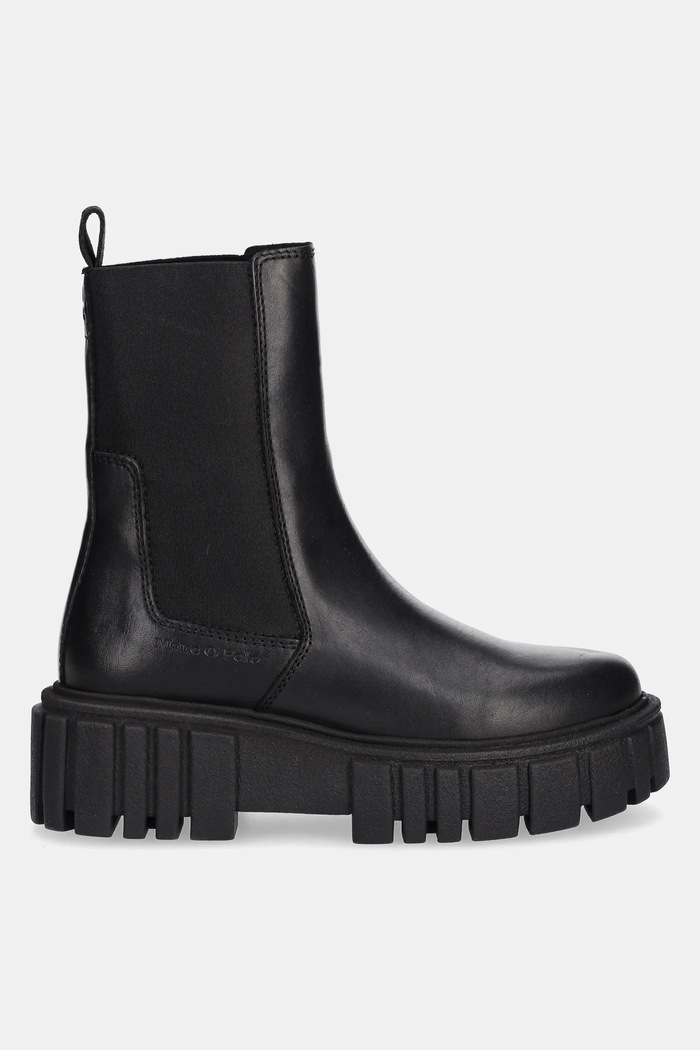 Marc O'Polo sztyblety skórzane Christel 50917345001100 czarny AW25