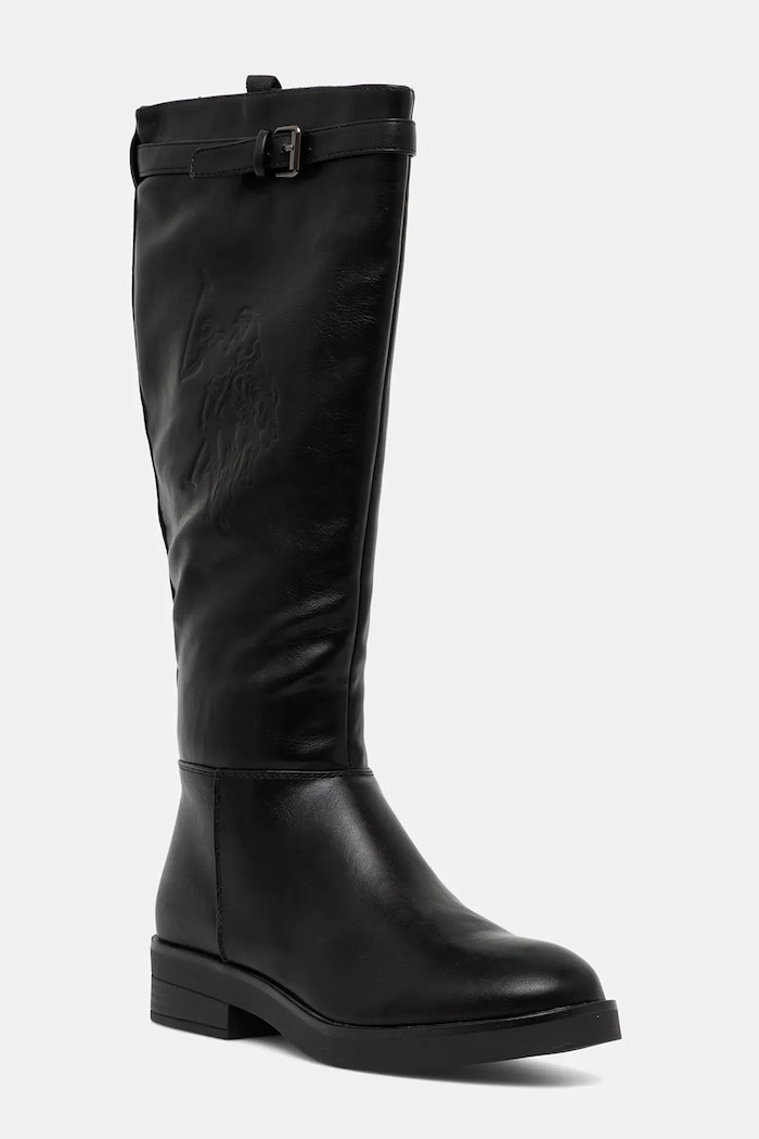 Ботуши U.S. Polo Assn. YLENIA001 равен черен YLENIA001W.EY1