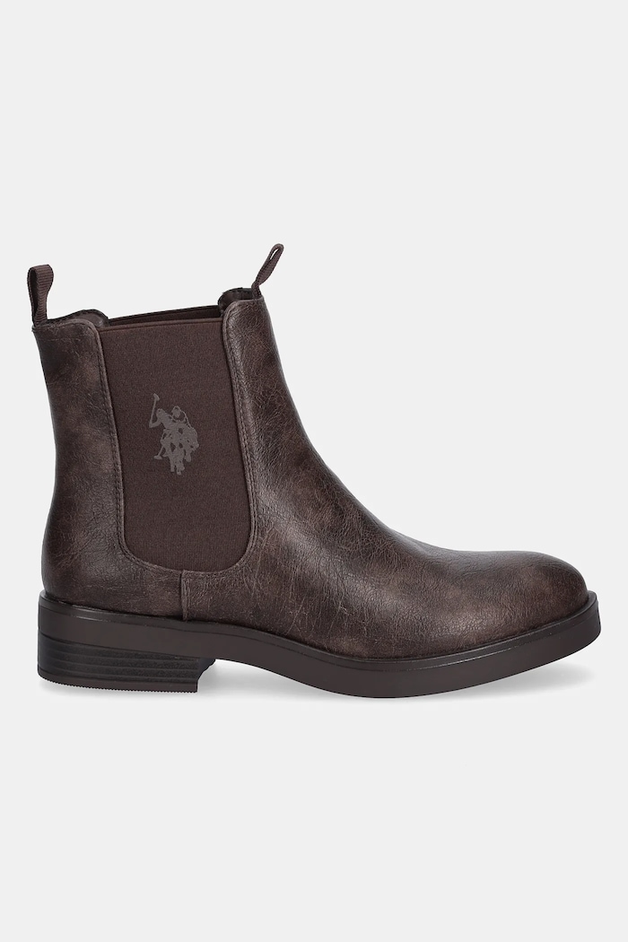 U.S. Polo Assn. sztyblety YLENIA003 YLENIA003W.EY1 brązowy AW25
