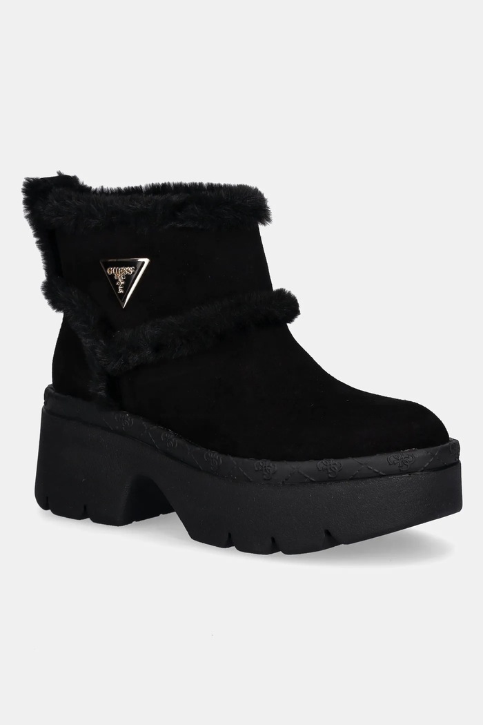 Guess cizme de iarnă BRIDGETE usor izolat negru FLFBRD.ESU10.BLACK