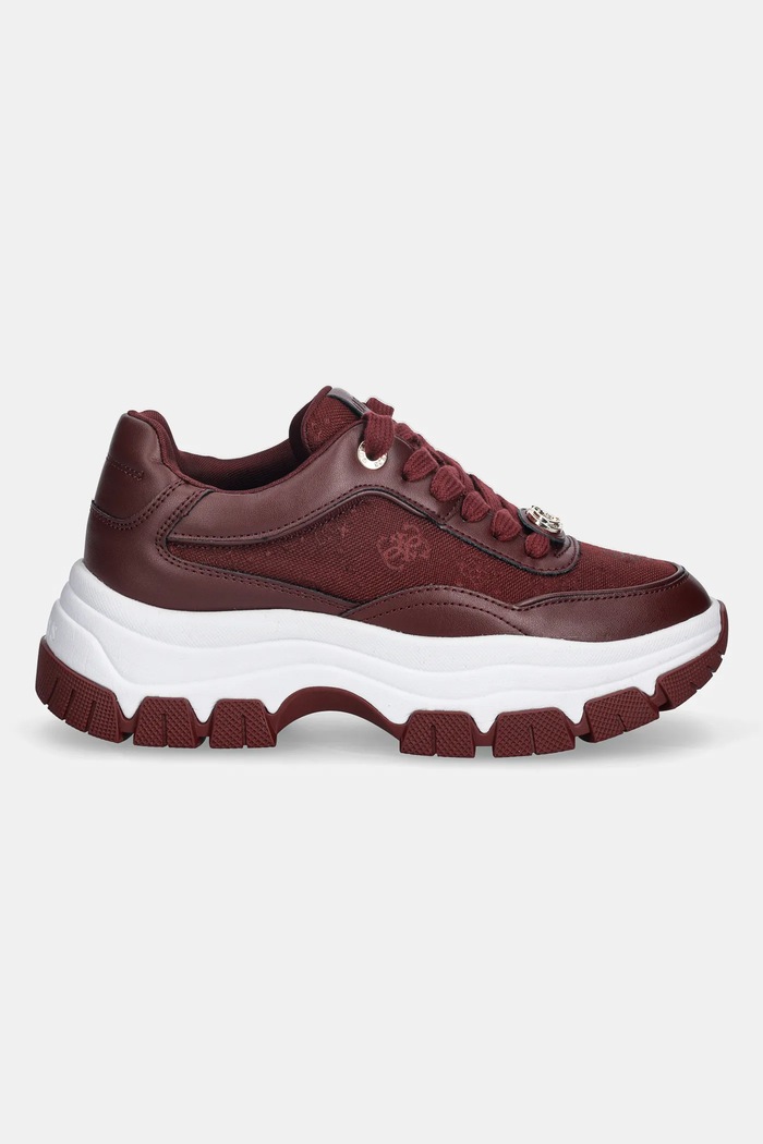 Tenisky Guess BERRETT2 FLFBRT.ELE12.WINE burgundské AW25