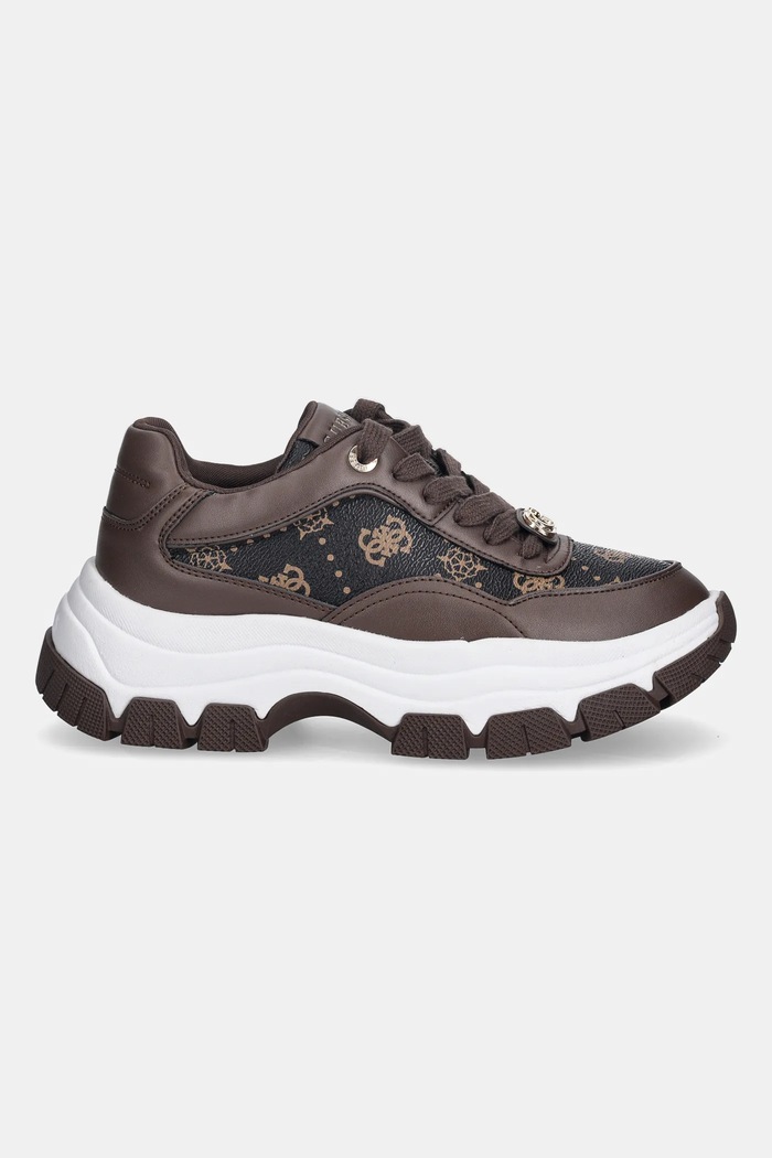 Guess sneakersy BERRETT2 FLFBRT.PEL12.BROWN brązowy SS26