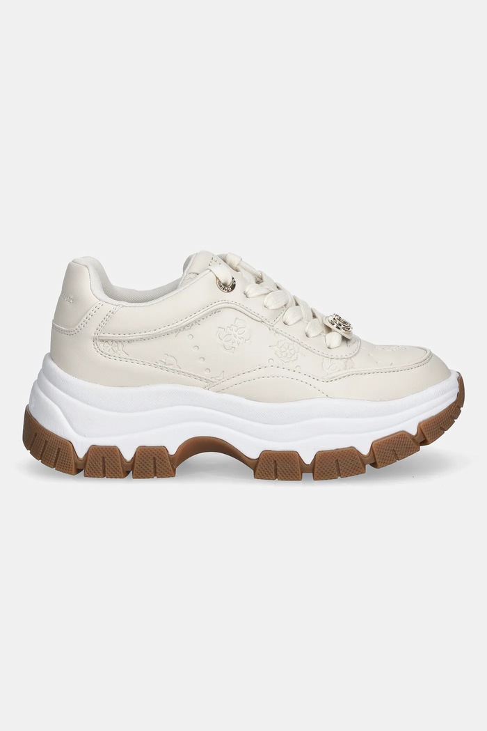 Tenisky Guess BERRETT2 FLFBRT.PEL12.CREAM béžová AW25