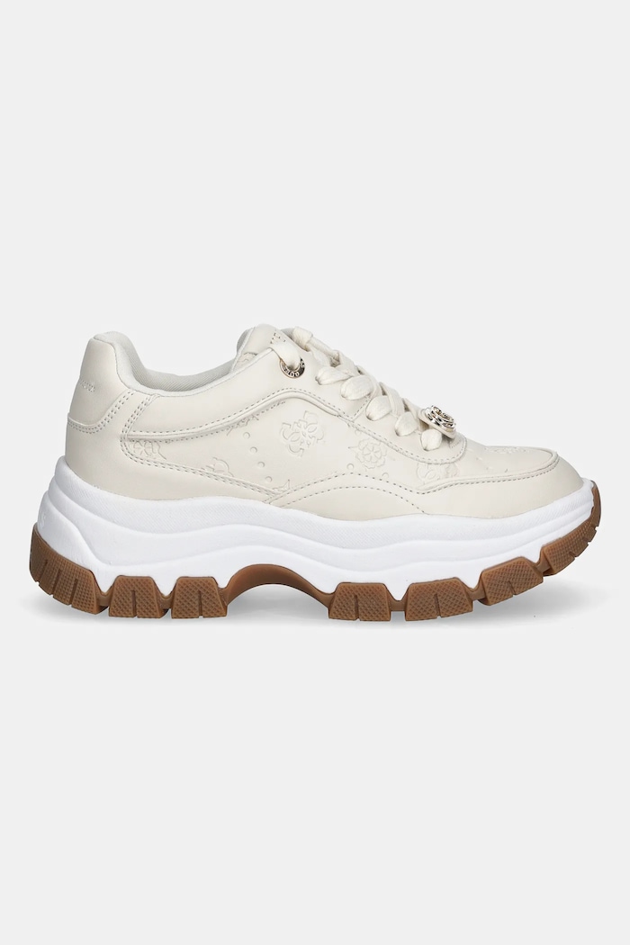Tenisky Guess BERRETT2 FLFBRT.PEL12.CREAM béžová AW25