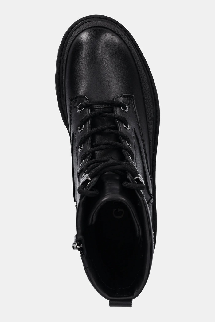 Kožené workery Guess BADA2 čierna FLFB2D.LEA10.BLACK