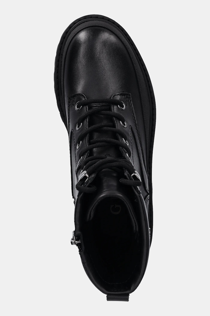 Kožené workery Guess BADA2 čierna FLFB2D.LEA10.BLACK
