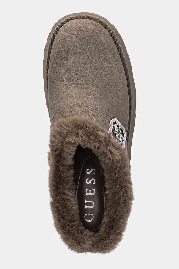 Παντόφλες Guess DOLMANA2 πράσινο FLFDOC.ESU06.GREEN